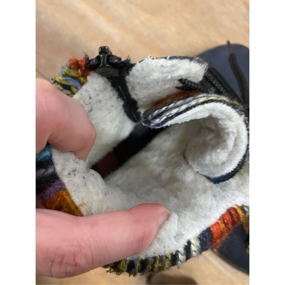 Rieker Knitted Cuff -Tex Warmlined Navy Ankle Boots, EU 37 / US 6.5, MP $112 - Picture 7 of 15